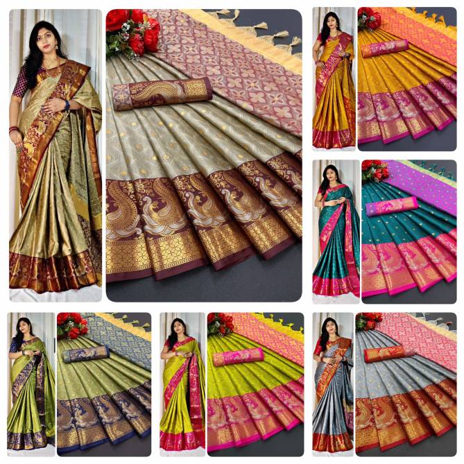 Rangila Peackock By Aab Soft Silk Designer Sarees Catalog